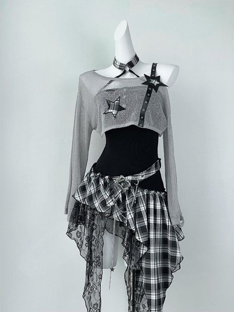 Cover Up Kaftan - 2000 년대 Y2K 매운 소녀 디자인